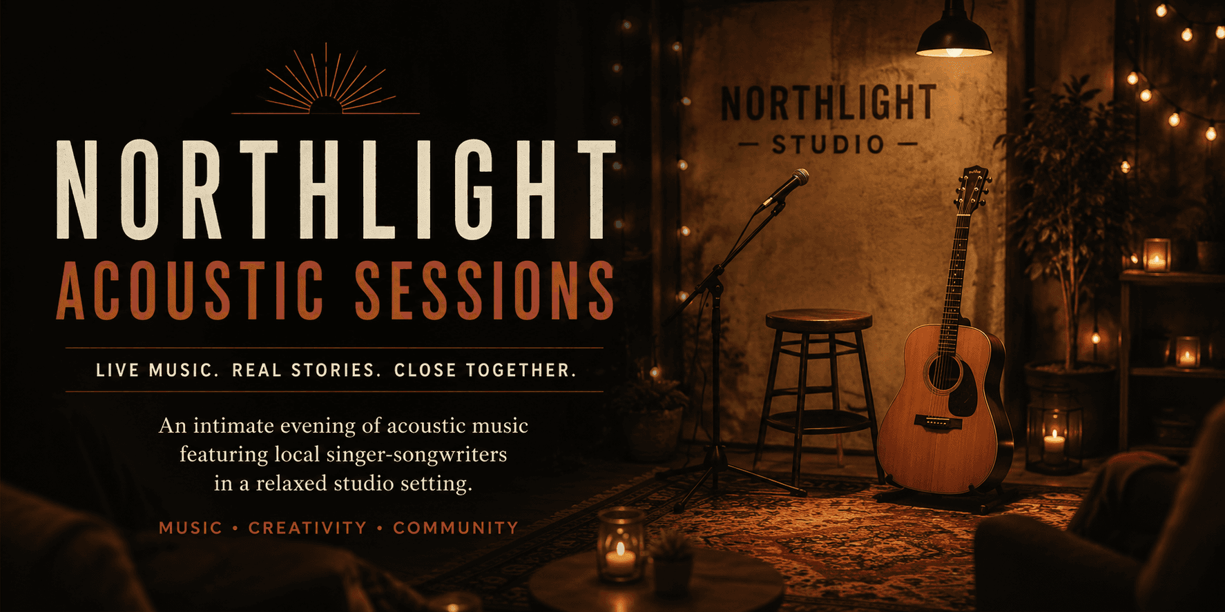 Northlight Acoustic Sessions production at Northlight Studio